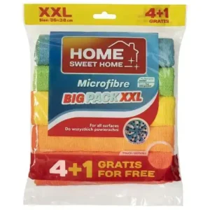 Tani Spontex HSH Ścierka Mikrofibra Big Pack XXL 4+1 Gratis 400000018..
